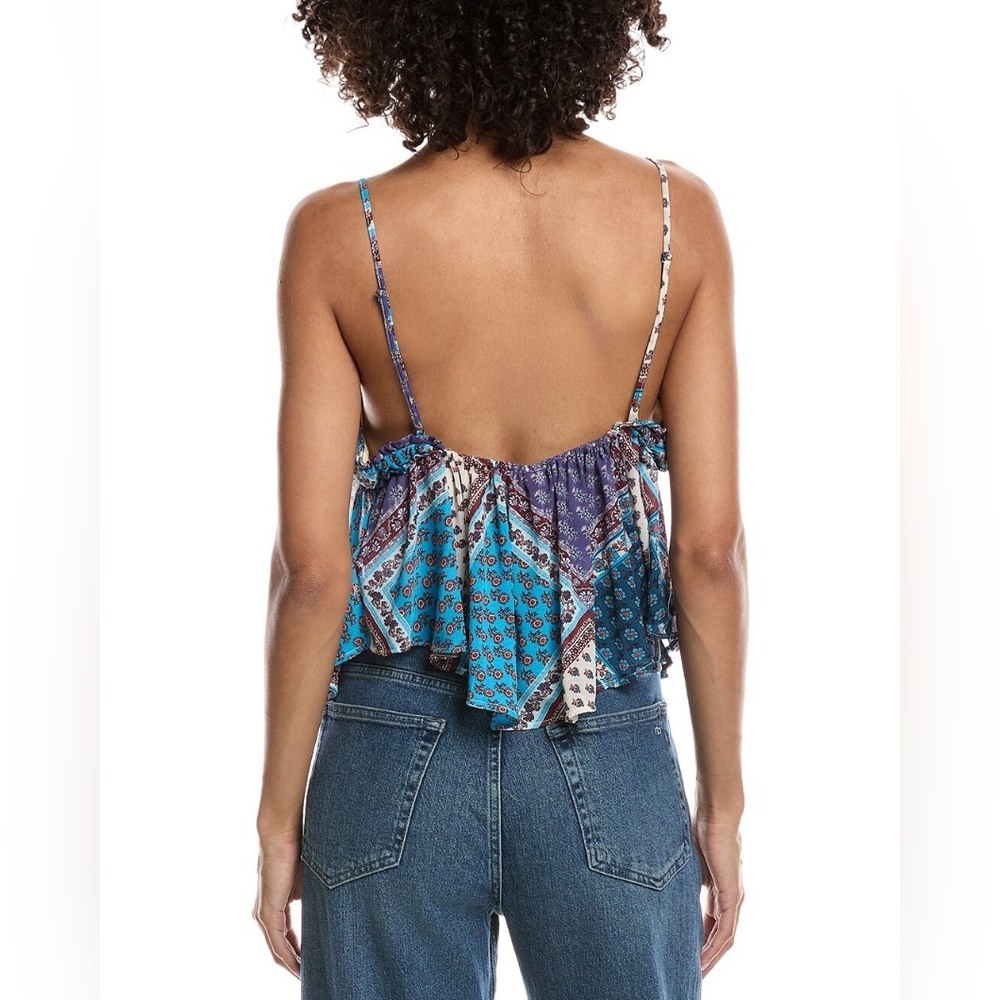 NWT Free People Printed Top - M - Picture 2 of 2